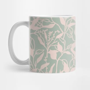 Blush and Sage Ferns Mug